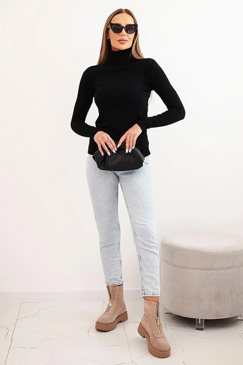 Bluzka AMSIVA BLACK, Kolor : czarny, IVET.PL - Modna odzież