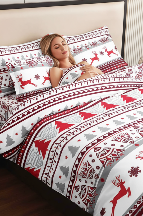 Komplet pościeli ROBELTY 160x200 cm bawełna - 4 elementy, Kolor : wielokolorowy, IVET.PL - Modna odzież