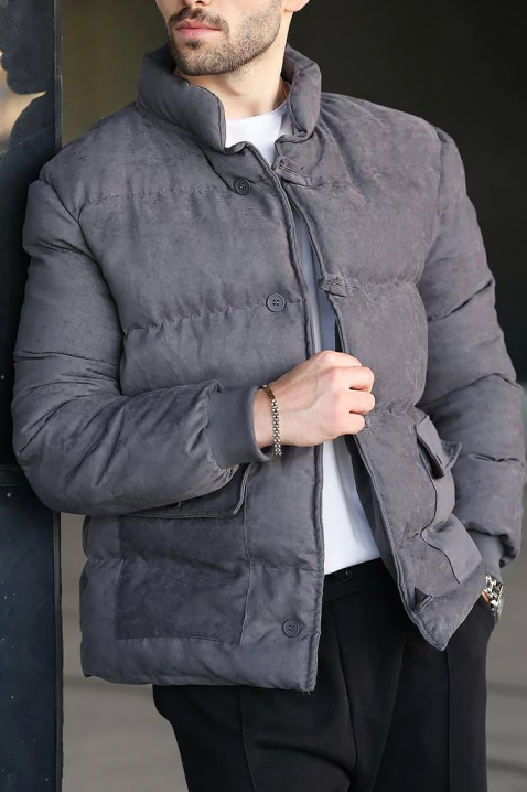 Kurtka RAMOLFO GREY, Kolor : szary, IVET.PL - Modna odzież