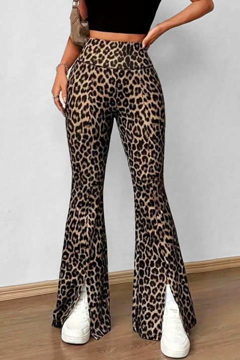 Legginsy GLORDENA, Kolor : brązowy, IVET.PL - Modna odzież