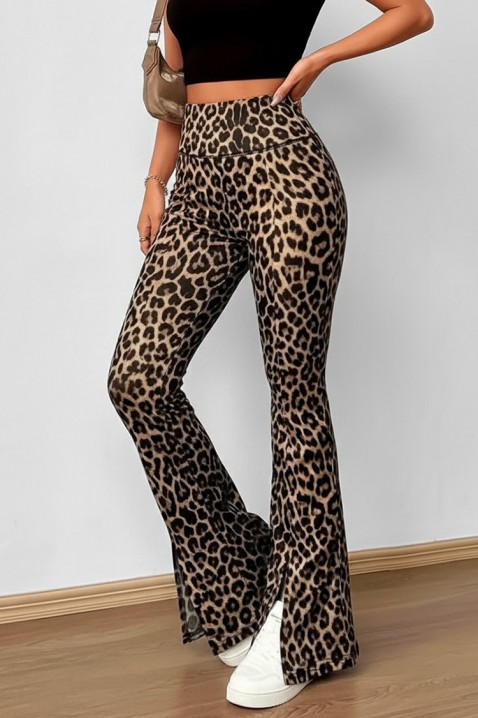 Legginsy GLORDENA, Kolor : brązowy, IVET.PL - Modna odzież