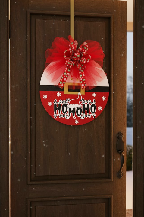 Drewniana dekoracja świąteczna MIOLGY, Kolor : czerwony, IVET.PL - Modna odzież