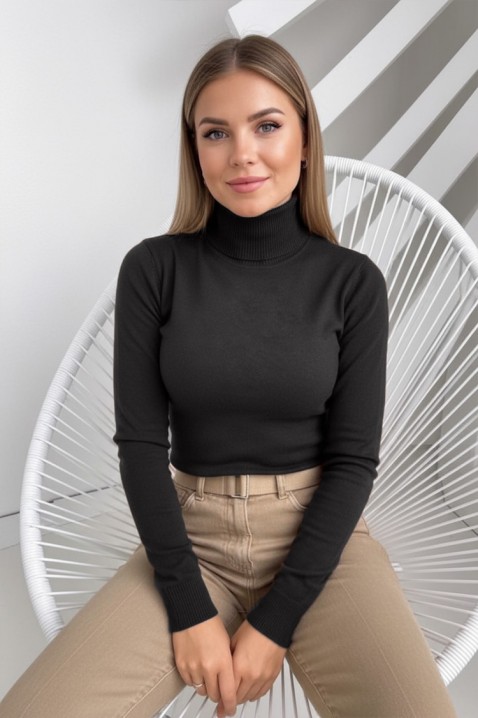 Sweter BRONENZA BLACK, Kolor : czarny, IVET.PL - Modna odzież