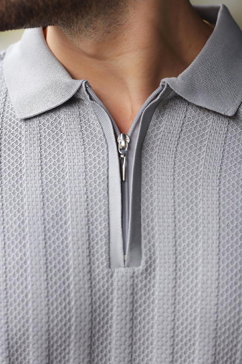 Sweter MATELDO GREY, Kolor : szary, IVET.PL - Modna odzież