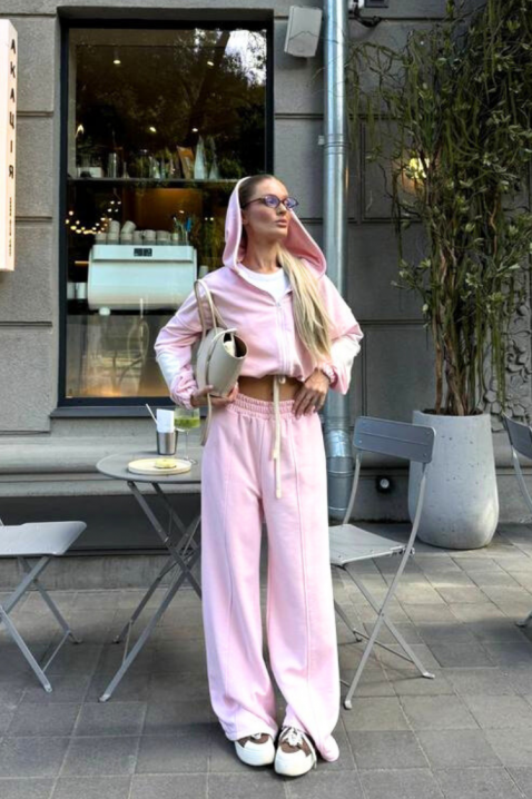 Komplet ABELSONA PINK, Kolor : różowy, IVET.PL - Modna odzież