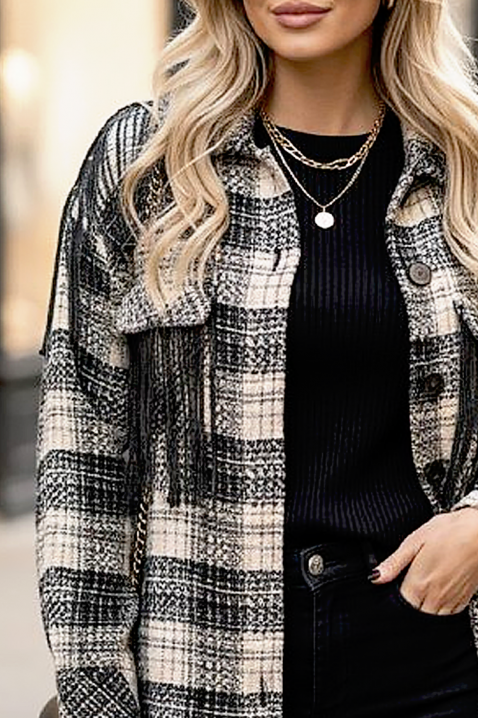 Koszula ZERSITA BEIGE, Kolor :  beżowy, IVET.PL - Modna odzież