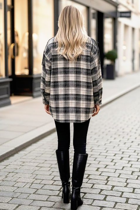 Koszula ZERSITA BEIGE, Kolor :  beżowy, IVET.PL - Modna odzież