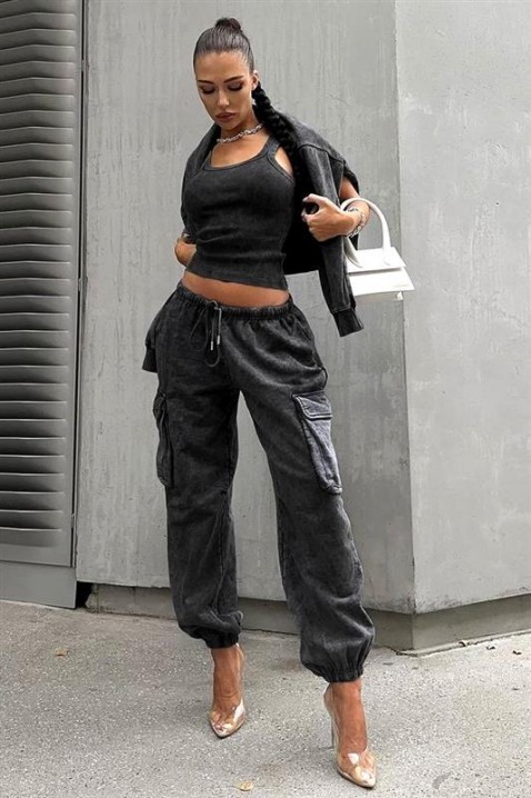 Komplet GLODIRA, Kolor : grafitowy, IVET.PL - Modna odzież