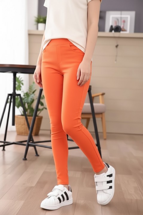 Legginsy ALZONDA, Kolor : pomarańczowy, IVET.PL - Modna odzież