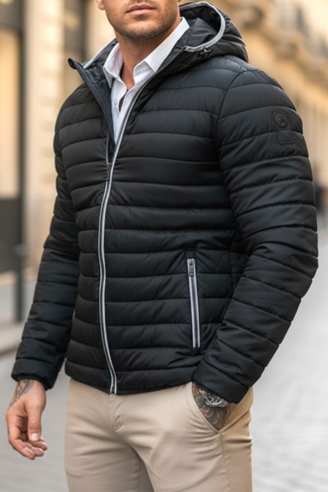 Kurtka BERONGO BLACK, Kolor : czarny, IVET.PL - Modna odzież