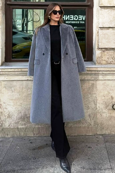 Płaszcz PAVLENZA GREY, Kolor : szary, IVET.PL - Modna odzież
