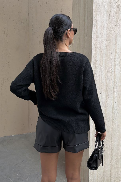 Sweter ZORDELZA BLACK, Kolor : czarny, IVET.PL - Modna odzież