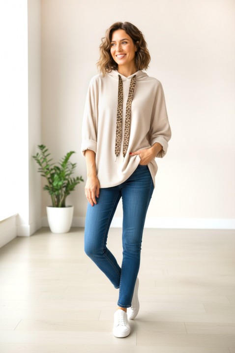 Bluza PRATOLDA WHITE - Bluzy | Ivet.PL Bluza PRATOLDA WHITE, Kolor : biały, IVET.PL - Modna odzież