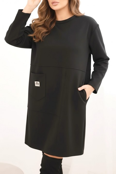 Tunika DANZONA BLACK - Plus size | Ivet.PL Tunika DANZONA BLACK, Kolor : czarny, IVET.PL - Modna odzież