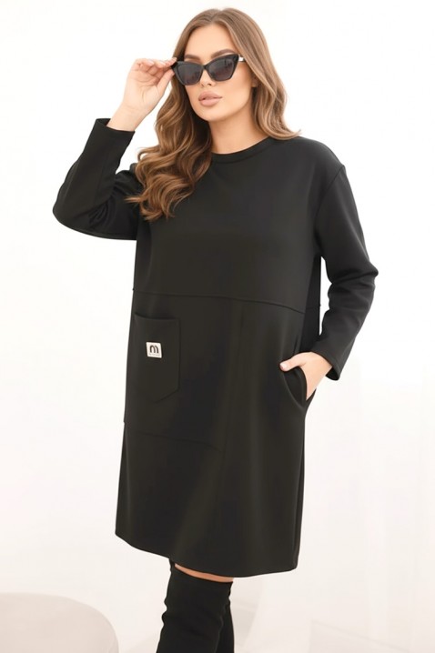 Tunika DANZONA BLACK - Plus size | Ivet.PL Tunika DANZONA BLACK, Kolor : czarny, IVET.PL - Modna odzież