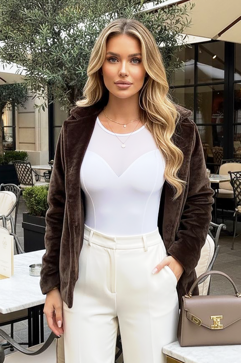 Top - body BRONZANA WHITE - Topy | Ivet.PL Top - body BRONZANA WHITE, Kolor : biały, IVET.PL - Modna odzież