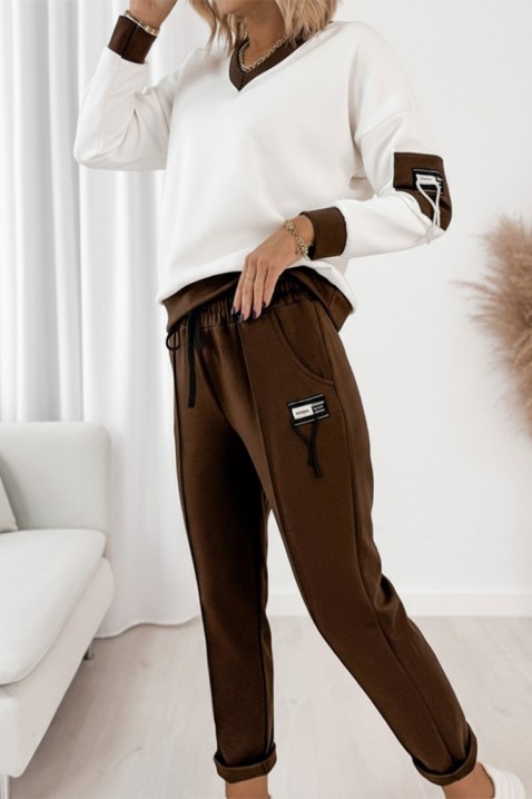 Komplet ILEROLMA, Kolor : brązowy, IVET.PL - Modna odzież