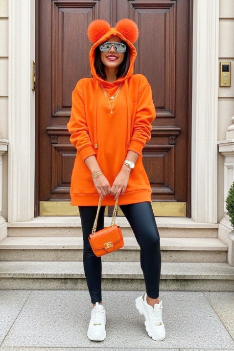 Bluza BEMBONA ORANGE - Bluzy | Ivet.PL Bluza BEMBONA ORANGE, Kolor : pomarańczowy, IVET.PL - Modna odzież