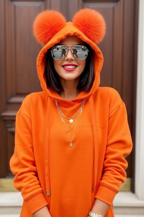 Bluza BEMBONA ORANGE - Bluzy | Ivet.PL Bluza BEMBONA ORANGE, Kolor : pomarańczowy, IVET.PL - Modna odzież