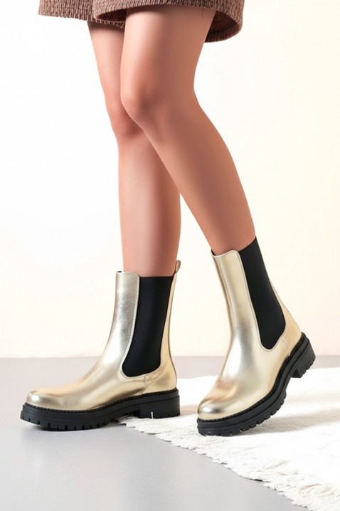 Botki MENSIRA - Botki | Ivet.PL Botki MENSIRA, Kolor : złoty, IVET.PL - Modna odzież