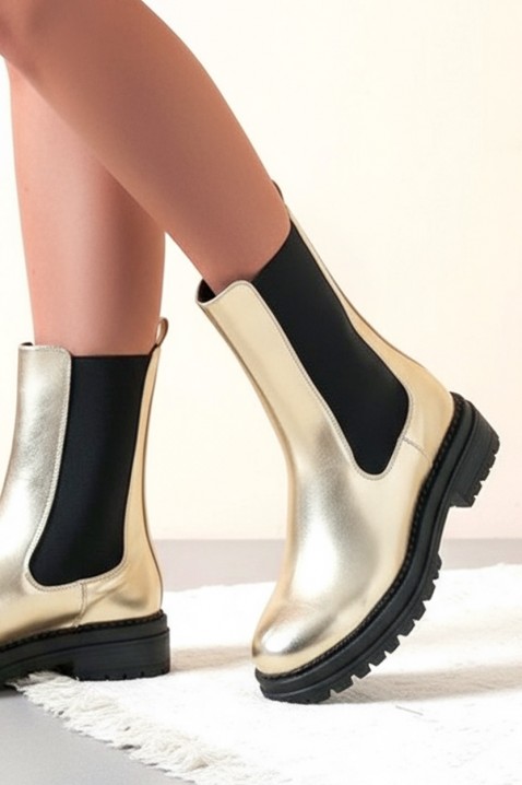 Botki MENSIRA - Botki | Ivet.PL Botki MENSIRA, Kolor : złoty, IVET.PL - Modna odzież