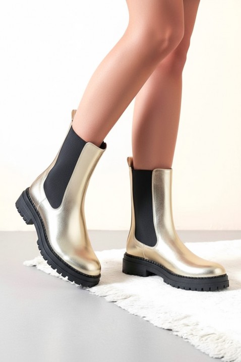 Botki MENSIRA - Botki | Ivet.PL Botki MENSIRA, Kolor : złoty, IVET.PL - Modna odzież