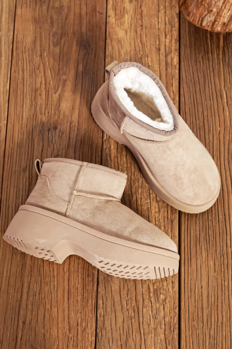 Botki MENISTA BEIGE - Botki | Ivet.PL Botki MENISTA BEIGE, Kolor :  beżowy, IVET.PL - Modna odzież