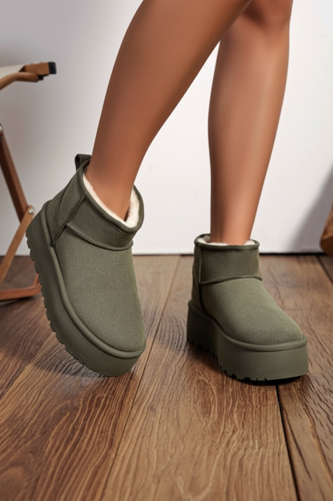 Botki DENVIOSA KHAKI - Botki | Ivet.PL Botki DENVIOSA KHAKI, Kolor : khaki, IVET.PL - Modna odzież