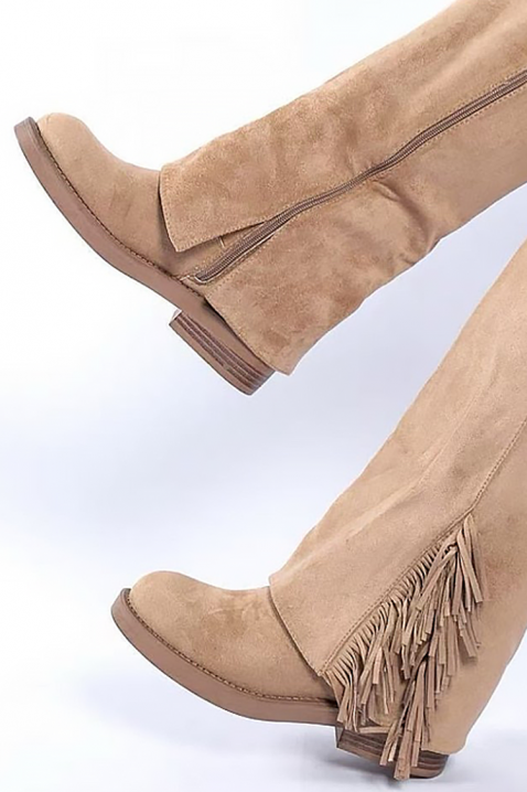 Kozaki DENZOLSA BEIGE - Kozaki | Ivet.PL Kozaki DENZOLSA BEIGE, Kolor :  beżowy, IVET.PL - Modna odzież