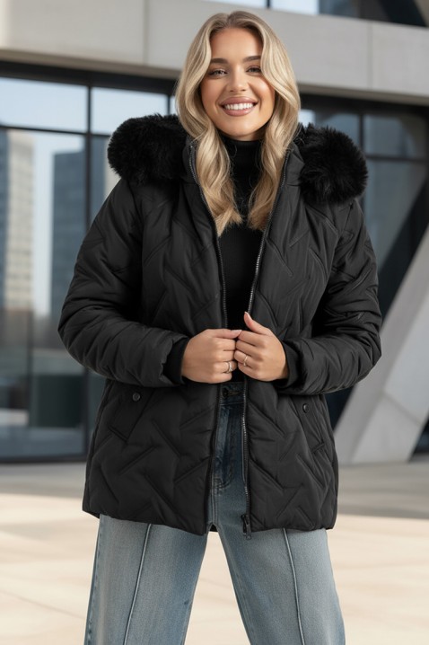 Kurtka GLORDERA BLACK - Kurtki | Ivet.PL Kurtka GLORDERA BLACK, Kolor : czarny, IVET.PL - Modna odzież