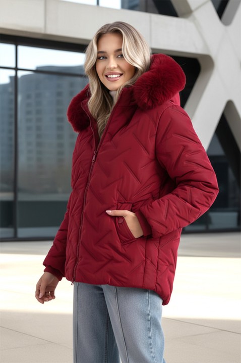 Kurtka GLORDERA RED - Kurtki | Ivet.PL Kurtka GLORDERA RED, Kolor : czerwony, IVET.PL - Modna odzież