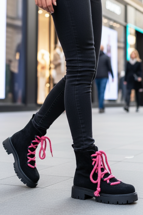 Buty EMILSENA BLACK - Botki | Ivet.PL Buty EMILSENA BLACK, Kolor : czarny, IVET.PL - Modna odzież