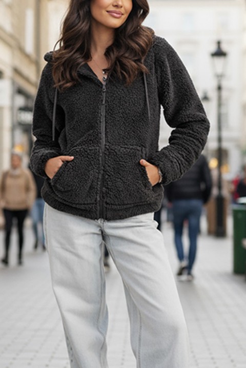 Bluza SLINDILZA BLACK - Bluzy | Ivet.PL Bluza SLINDILZA BLACK, Kolor : czarny, IVET.PL - Modna odzież