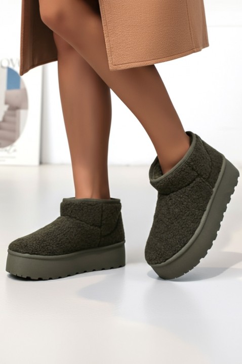 Botki PUHVILZA KHAKI - Botki | Ivet.PL Botki PUHVILZA KHAKI, Kolor : khaki, IVET.PL - Modna odzież