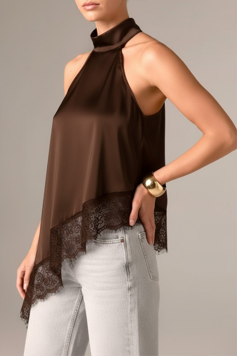 Top MERISOTA BROWN - Topy | Ivet.PL Top MERISOTA BROWN, Kolor : brązowy, IVET.PL - Modna odzież