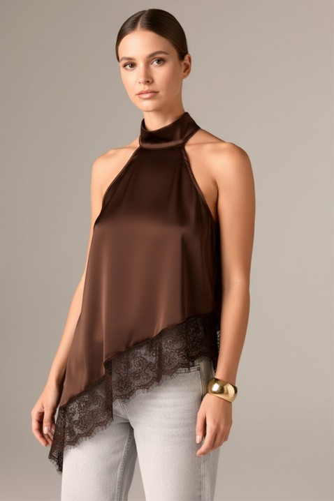 Top MERISOTA BROWN - Topy | Ivet.PL Top MERISOTA BROWN, Kolor : brązowy, IVET.PL - Modna odzież