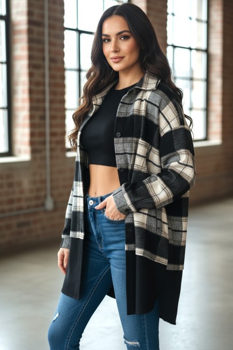 Koszula CASIANTA BLACK, Kolor : czarny, IVET.PL - Modna odzież