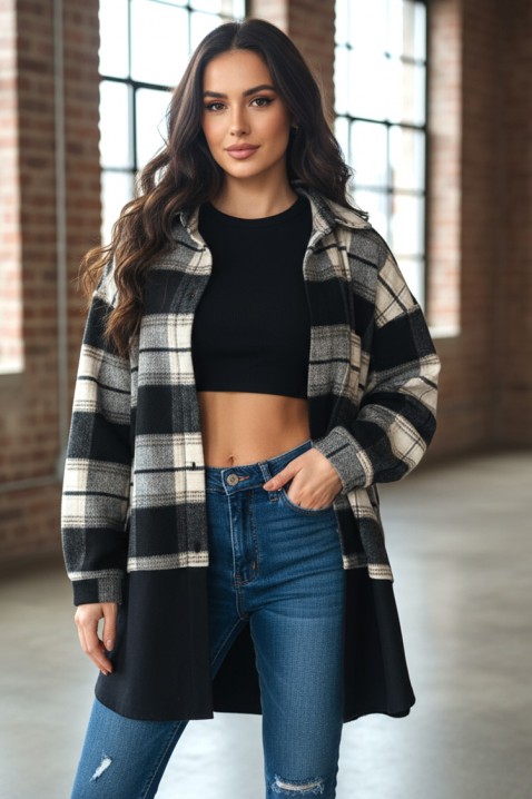 Koszula CASIANTA BLACK, Kolor : czarny, IVET.PL - Modna odzież