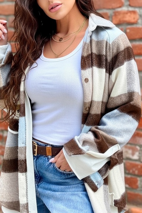 Koszula CASIANTA BROWN - Koszule | Ivet.PL Koszula CASIANTA BROWN, Kolor : brązowy, IVET.PL - Modna odzież