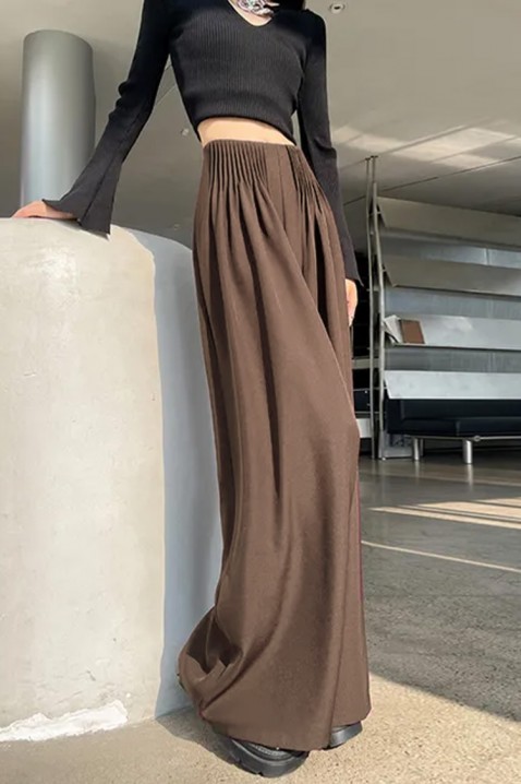 Spodnie ZIBALDA BROWN - Spodnie | Ivet.PL Spodnie ZIBALDA BROWN, Kolor : brązowy, IVET.PL - Modna odzież