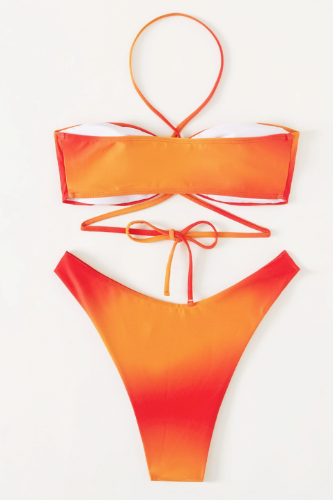 Strój kąpielowy RONELV, Kolor : pomarańczowy, IVET.PL - Modna odzież