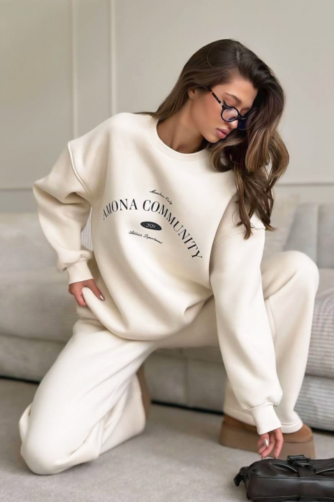 Komplet PRESLINDA WHITE - Komplety na co dzień | Ivet.PL Komplet PRESLINDA WHITE, Kolor : biały, IVET.PL - Modna odzież