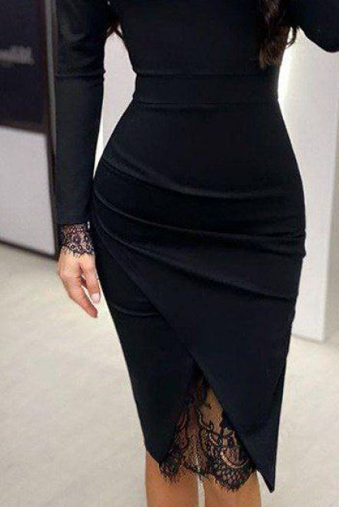 Sukienka DJIMERA - Sukienki midi | Ivet.PL Sukienka DJIMERA, Kolor : czarny, IVET.PL - Modna odzież