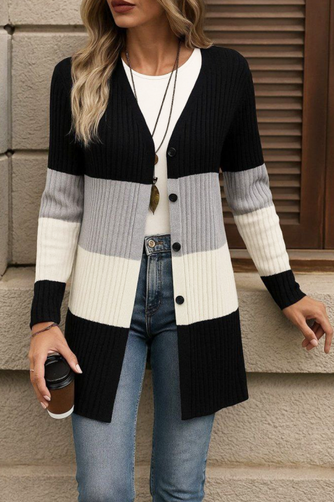 Kardigan CROSELA, Kolor : wielokolorowy, IVET.PL - Modna odzież