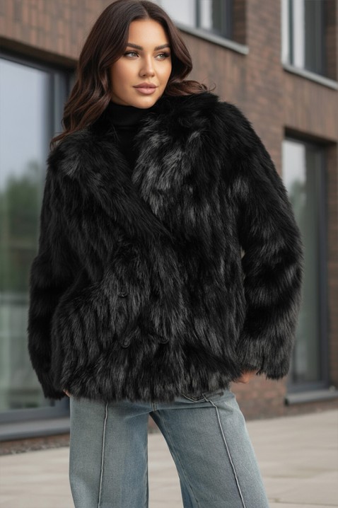 Płaszcz DORONTENZA BLACK - Płaszcze | Ivet.PL Płaszcz DORONTENZA BLACK, Kolor : czarny, IVET.PL - Modna odzież