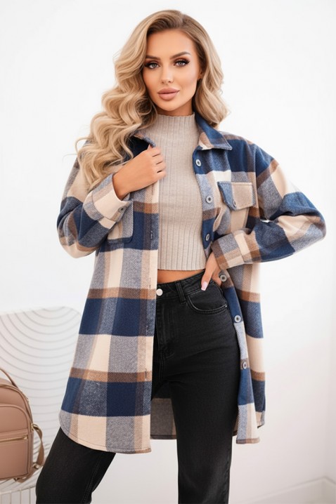 Koszula KASONDA BLUE - Koszule | Ivet.PL Koszula KASONDA BLUE, Kolor : chabrowy, IVET.PL - Modna odzież