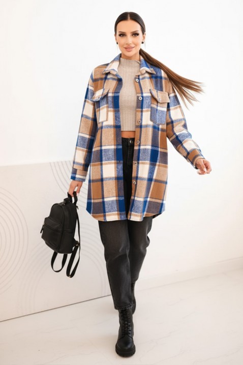 Koszula KASONDA CAME - Koszule | Ivet.PL Koszula KASONDA CAME, Kolor : jasnobrązowy, IVET.PL - Modna odzież