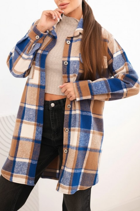 Koszula KASONDA CAME - Koszule | Ivet.PL Koszula KASONDA CAME, Kolor : jasnobrązowy, IVET.PL - Modna odzież