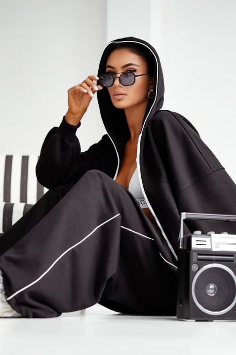 Komplet FITRELA BLACK - Komplety na co dzień | Ivet.PL Komplet FITRELA BLACK, Kolor : czarny, IVET.PL - Modna odzież