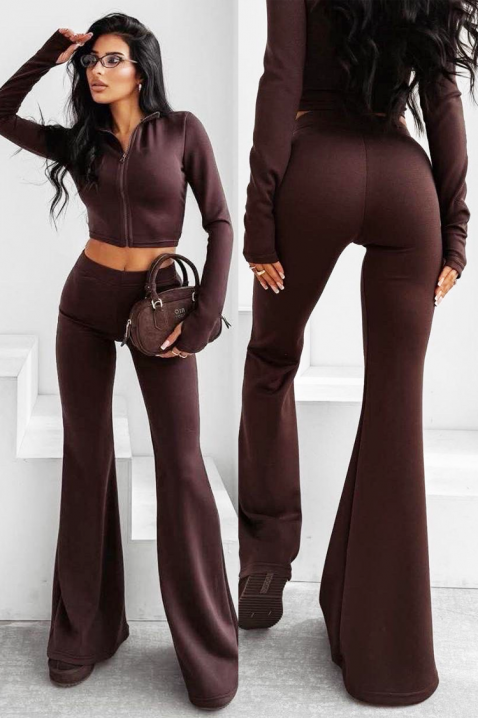 Komplet VTALZINA BROWN - Komplety na co dzień | Ivet.PL Komplet VTALZINA BROWN, Kolor : brązowy, IVET.PL - Modna odzież